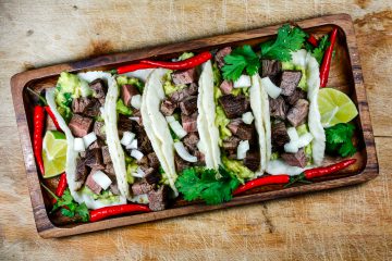 Taco Carne Asada (gegrilltes Rindfleisch)